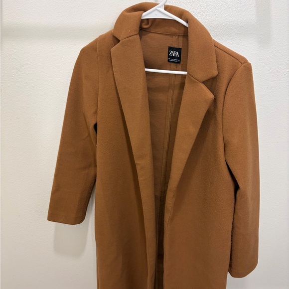 Zara Jackets & Blazers - Zara Camel/Tan Long Coat